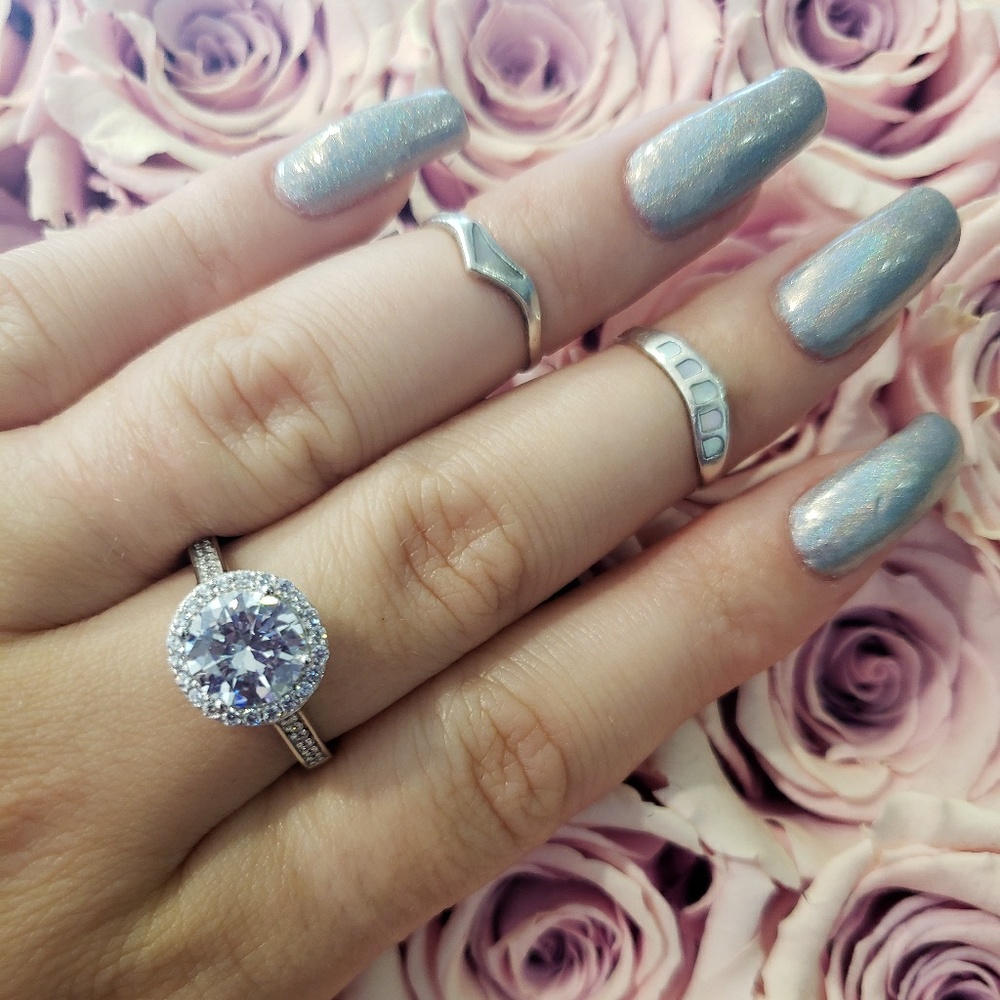 Swarovski sterling silver ring